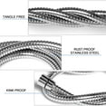 thumbnail image 5 of Shower Hose Extra Long 60", Chrome Handheld Shower Head Hose with Brass Insert and Nut, 5 of 9