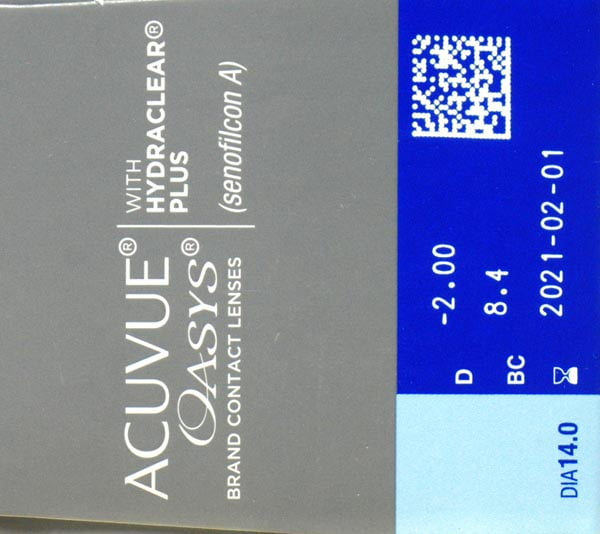 OASYS 8.4 -2.00 24PK - FRENCH