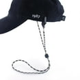 thumbnail image 5 of Abbraccia Adjustable Hat Strap Clip Windproof Strap Clip Hat Chin Cord Hat Keeper Hat Retainer for Beach Hiking Boating Sun Hat Sailing Black Gray, 5 of 10
