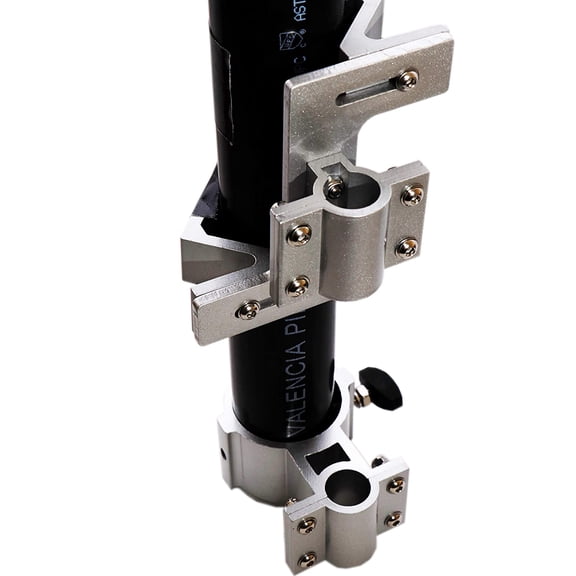 EEZ RV Products Starlink and Flagpole RV Ladder Mount Aluminum Holdup to 2.5″ O.D. Poles - fits 1.0 inch Ladder Rails