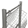 thumbnail image 6 of Contemporary Home Living 36" Silver Hand Crafted 3 Tier Storage Wire Rack, 6 of 8