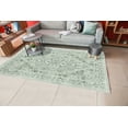 thumbnail image 2 of Vintage Area Rug, Nostalgic Oriental Look Floral Baroque Details and Ornaments Bohemian, Soft Carpet for Living Room Decor with Distressed Look, 6.6' X 9.6', Pale Green and Evergreen, by Ambesonne, 2 of 6