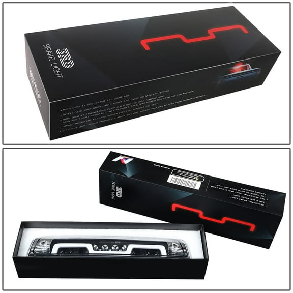 Nuvision Sequential LED Signal 3rd Third Tail Brake Light for 2010-2018 RAM 1500 2500 3500