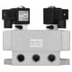 thumbnail image 1 of Válvula Solenoide Neumática Controlador Eléctrico Doble 2 Posiciones 5 Vías G3/8in K25D2H‑10DC12V, 1 of 10