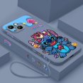 thumbnail image 4 of Disney Stitch Anime para Apple iPhone 15 14 13 12 11 XS XR X 8 7 Pro Max Plus Mini Liquid Left Rope Phone Case, 4 of 5