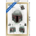thumbnail image 3 of Star Wars: The Book of Boba Fett - Helmet Turns Wall Poster, 14.725" x 22.375", Framed, 3 of 3