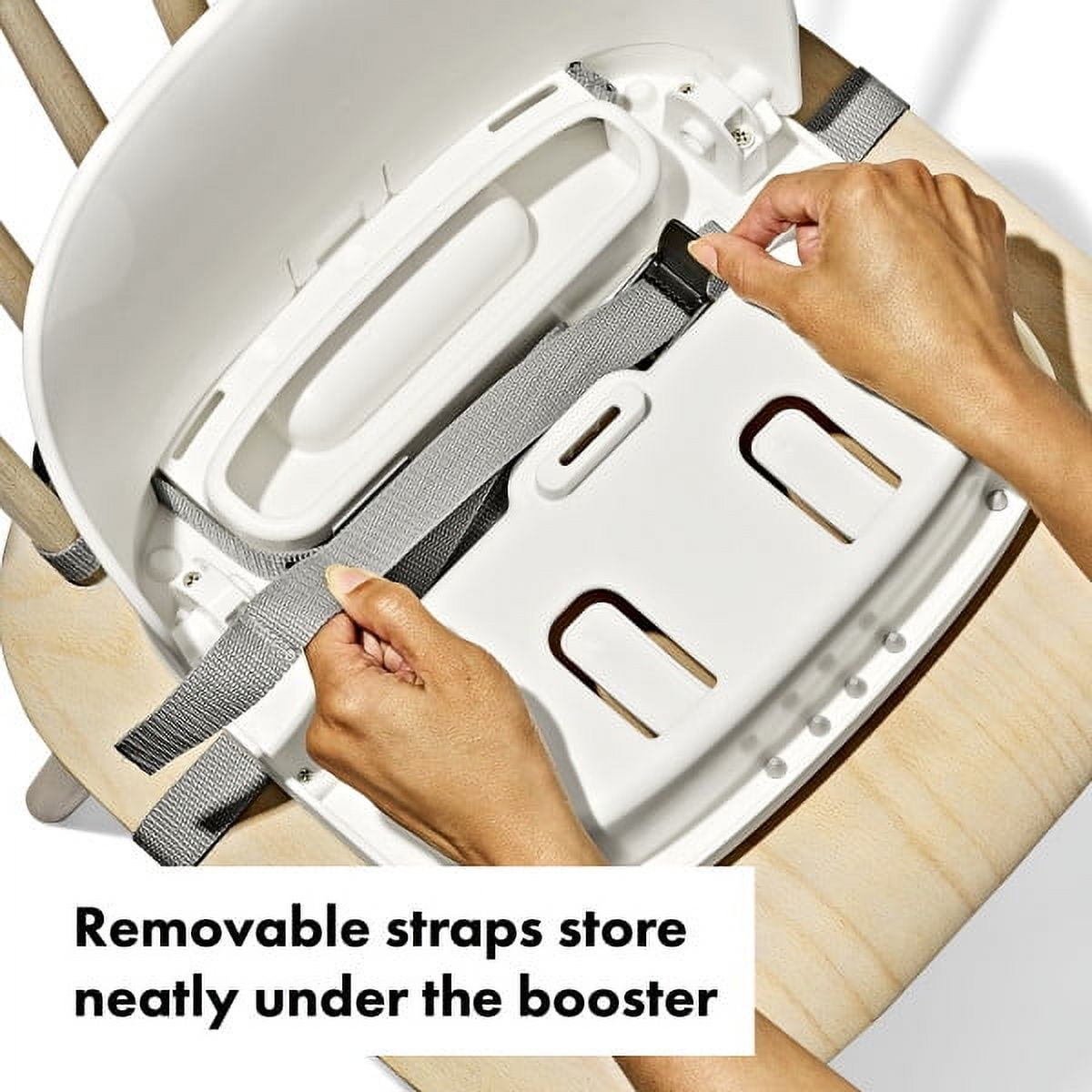 OXO Tot Perch Booster Seat with Straps - Gray (3+ Years and Up)