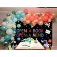 7 x 5 ft World Book Day Backdrop, Open A Book Open A Mind Background ...