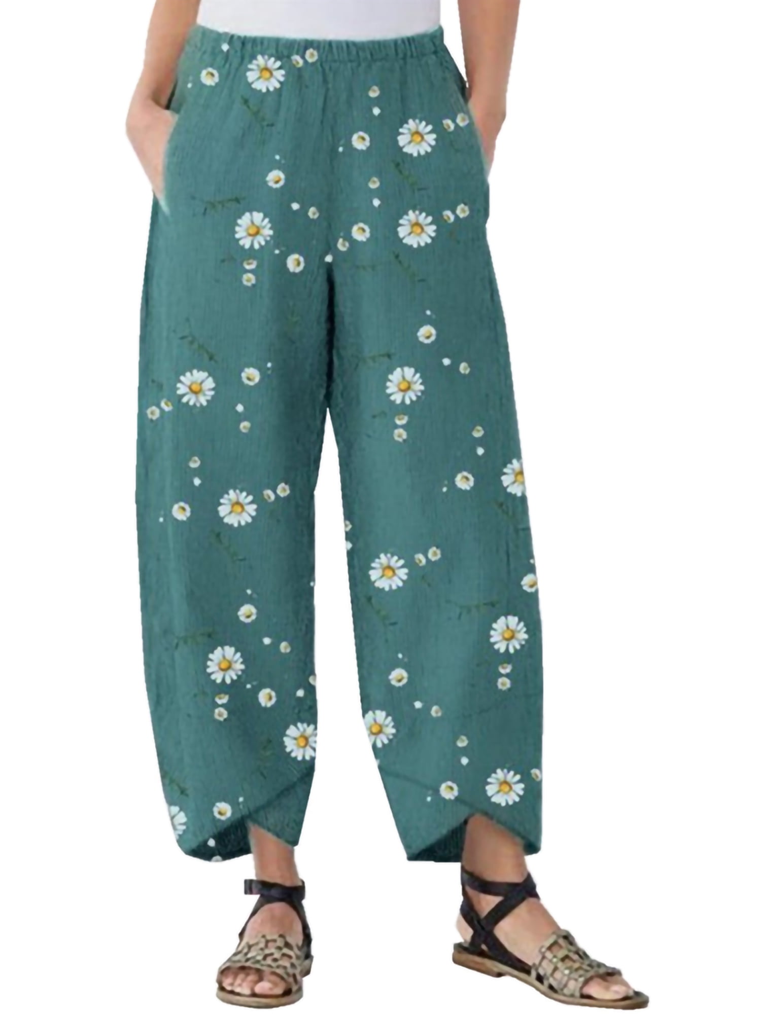 Paille Ladies Wide Leg Loose Fit Palazzo Pant Baggy Beach Trousers