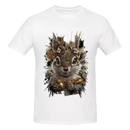 Tee-Sheat Trendy - Cute Squirrel T-Shirt Men s T-Shirt