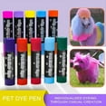 thumbnail image 4 of Dog Paint 12 Colors Washable Pet Safe Hair Dye Pet Fur Paint Grooming Dog Accessories Kit Pets Temporary Colors, 4 of 9