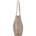 thumbnail image 3 of Women's Soft Faux Leather Tote Shoulder Bag from, Big Capacity Tassel Handbag, 3 of 5