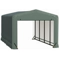 thumbnail image 3 of ShelterTube Wind and Snow-Load Rated Garage, 10x18x8 Green, 3 of 7