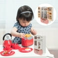 thumbnail image 3 of 1 Set Mini Fridge Toy Mini Food Set Tiny Stuff Miniature House Pretend Play Toy, 3 of 8