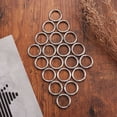 thumbnail image 3 of Zinc Alloy Key Rings for Craft Projects Silver Color Durable and Rust Resistant 15 Pieces, 3 of 9