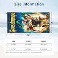 thumbnail image 7 of Goosebumps Microfiber Oversized Lightweight Beach Towel 27.5"x55" Sand Free Large Towels Travel Swim Pool Yoga Gym Camping for Adults Women Men Beach Essentials Accessories Vacation Gift, 7 of 7