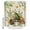 Green Olive Beige, variant on Small Stall Shower Curtain 36x72 Inch Narrow Half Size Botanical Frog Bath Curtains Bathroom Decor Butterfly Mushroom Coffee Leaf Green Waterproof Fabric Shower Curtain Set with Hooks 36 Inch