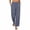 Blue, variant on High Waist Stretch Cargo Pants Women Fleece Lined Baggy Multiple Pockets Straight Leg Relaxed Fit Pants
