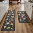 thumbnail image 2 of KUETH Kitchen Mats for Floor, Kitchen Rug with Anti Fatigue, Non Slip Washable Kitchen Rug, Set of 2 Kitchen Mat 17"x59"+17"x30", Runner Rug with Waterproof for Bathroon and Bedroom, 2 of 8