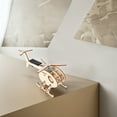 thumbnail image 2 of Shisuyan 1 Set Diy Solar Powered Helicopter Model Toy: Science Experiment Plane For Kids - Easy Assembly Wooden Plane For Exploration And Learning, 2 of 7