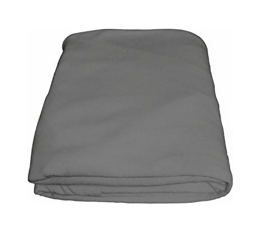 Fitted Hospital Bed Sheet, Twin Extra-Long 36"X80"X10" Soft and Comfy 100% Cotton (Twin XL, Grey) by Crescent Bedding