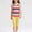 Yellow, variant on ITSAME Girls Outfit 2-Piece, Striped Print Tank Top and Capri Pants Cotton Summer Fashion Casual Set Yellow Size 10