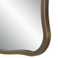 thumbnail image 4 of Renwil Basel 36" Tall Rectangular Irregular Mirror, Antique Brushed Brass, 4 of 5