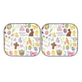 thumbnail image 4 of Picia Happy Easter1 2 Piece Car Windshield Sun Shade Foldable | Foldable Sun Shield for Front Window Blocks UV Rays and Keeps Your Vehicle Cool-Medium, 4 of 7