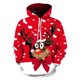 thumbnail image 1 of Sudaderas con capucha para hombre, estampado de muñecos de nieve de Navidad, estilo de otoño, sudaderas con capucha para mujer, jersey de ocio de tendencia callejera, abrigo de Papá Noel, 1 of 4