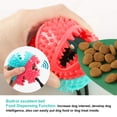 thumbnail image 4 of Juguete para masticar con ventosa para perros que mastican agresivamente, golosinas para adiestramiento de cachorros, pelota dispensadora de comida, juguetes de cuerda para limpiar los dient, 4 of 5