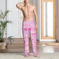 thumbnail image 4 of Salouo Best Mom ever Print Pajama Pants for Men, Lounge Pants Elastic Waistband Casual Men's sleepwear Loungewear Sleep Pajama Pant -Small, 4 of 7