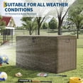 thumbnail image 4 of TROPOW 130 Gal Resin Deck Box, Waterproof Lockable Outdoor Storage Box, Versatile Outside Container for Package Parcels, Patio Furniture Cushions, Garden Tools & Pool Accessories, 4 of 7