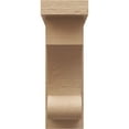thumbnail image 2 of 6"W x 12"D x 18"H Classic Alma Rough Cedar Woodgrain TimberThane Corbel, Primed Tan, 2 of 6