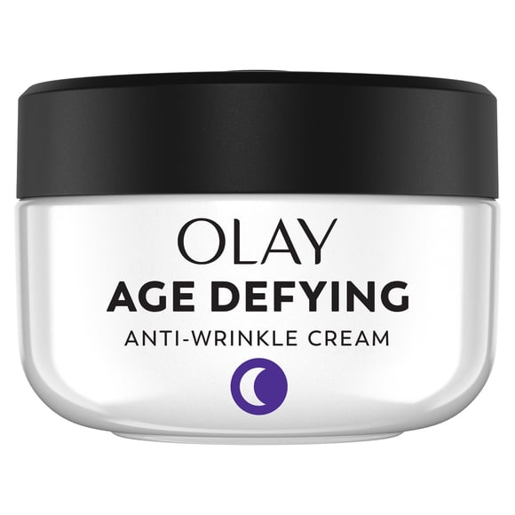 Olay Age Defying Anti-Wrinkle Night Cream, Anti-Aging Face Moisturizer