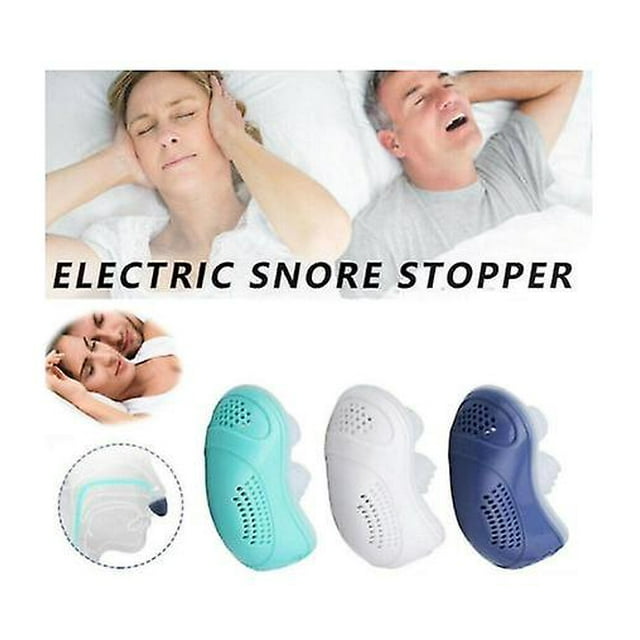 HEIBIN Micro Electric Cpap Noise Anti Snoring Device Sleep Apnea Stop Snore Aid StopperMicro Electric Cpap Noise Anti Snoring Device Sleep Apnea Stop Snore Aid Stopper