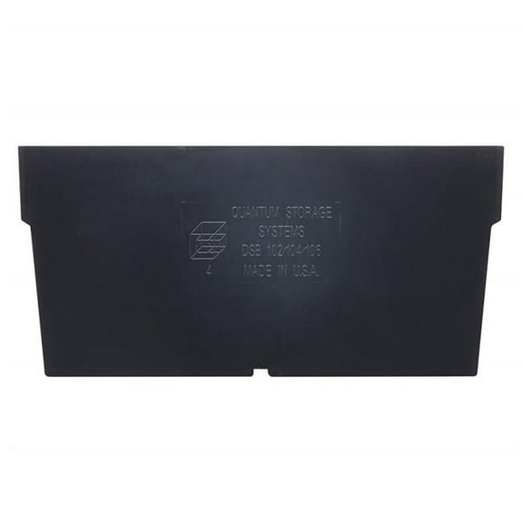 Quantum Storage Systems BinDivider,5.5inL,Plastic,Black,PK50 DSB102/104/106CO