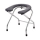 thumbnail image 1 of Asiento de inodoro plegable Asiento de inodoro en cuclillas Fácil de lavar Cómodo Inodoro resistente Altura 40cm, 1 of 9