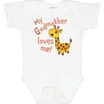 thumbnail image 3 of Inktastic My Godmother Loves Me- Cute Giraffe Boys or Girls Baby Bodysuit, 3 of 5