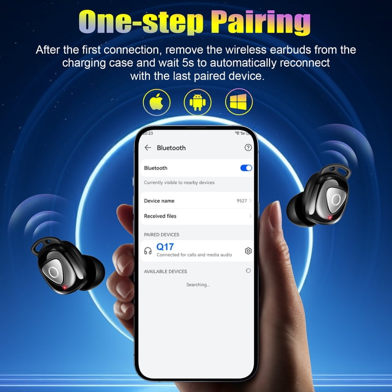 Cillso Wireless Earbuds, Bluetooth 5.4, IP7 Waterproof photo 5