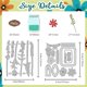 thumbnail image 2 of Troqueles para hacer tarjetas con flores silvestres en frasco, plantillas para troquelar jarrones de metal, troqueles para scrapbooking, plantillas para repujado., 2 of 9