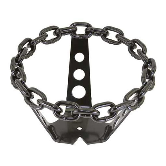Black Chain Bike Steering Wheel. Bicycle steering wheel for bicycles, trikes, lowrider bikes, beach cruisers.