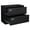 Black, variant on STANI Metal Lateral File Cabinets with Lock,2 Drawer Steel Wide Filing Organization Storage Cabinets,Home Office Furniture for Hanging Files Letter/Legal/F4/A4 Size