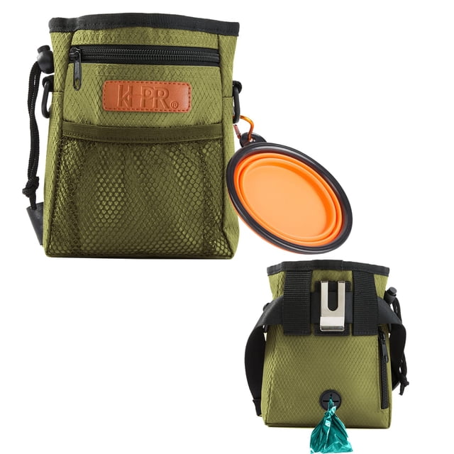 La bolsa de entrenamiento para perros KHPR transporta fácilmente juguetes para mascotas