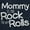 Navy, variant on Funny Mommy is the Rock to My Rolls Romper Boys or Girls Infant Baby Brisco Brands NB