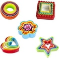 thumbnail image 1 of Juego de cortadores de galletas TUNC 27 piezas de plástico Sencillez, 1 of 5