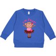thumbnail image 2 of Inktastic Monkey 4th Birthday 4 Year Old Girl Toddler Sweatshirt, 2 of 4