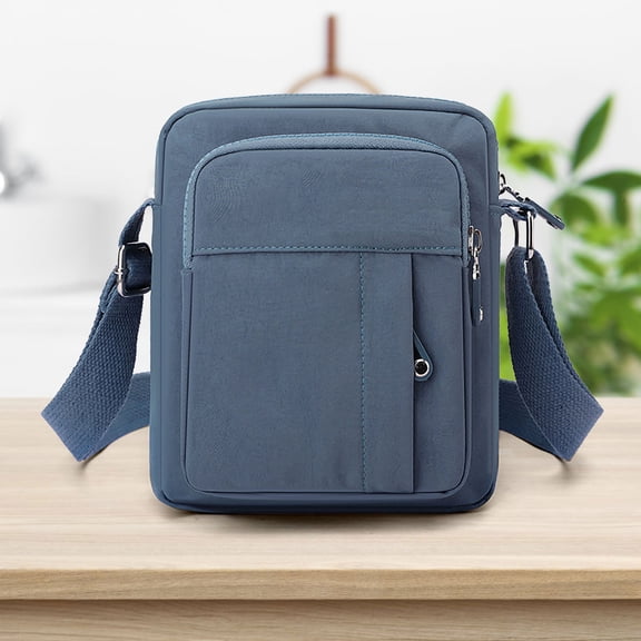 Women's Crossbody Bag Nylon Shoulder Bag Mobile Phone Pouch Casual Handbag Travel Purse Multi Pocket Lightweight Water Resistant Daily Shopping Organizer Fashion Accessories Storage Bag