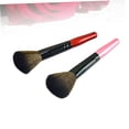 thumbnail image 3 of HAMPPLIES 2pcs Professional Makeup Brushes Set Wooden Handle for Daily Use Lady, 3 of 8