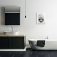 thumbnail image 2 of Stupell Industries Funny Raccoon Bathrobe Towel Animals & Insects Painting Gallery Wrapped Canvas Print Wall Art, 2 of 5