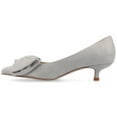 thumbnail image 3 of Journee Womens Orana Pointed Toe Kitten Heel Pumps, Widths Available, 3 of 10